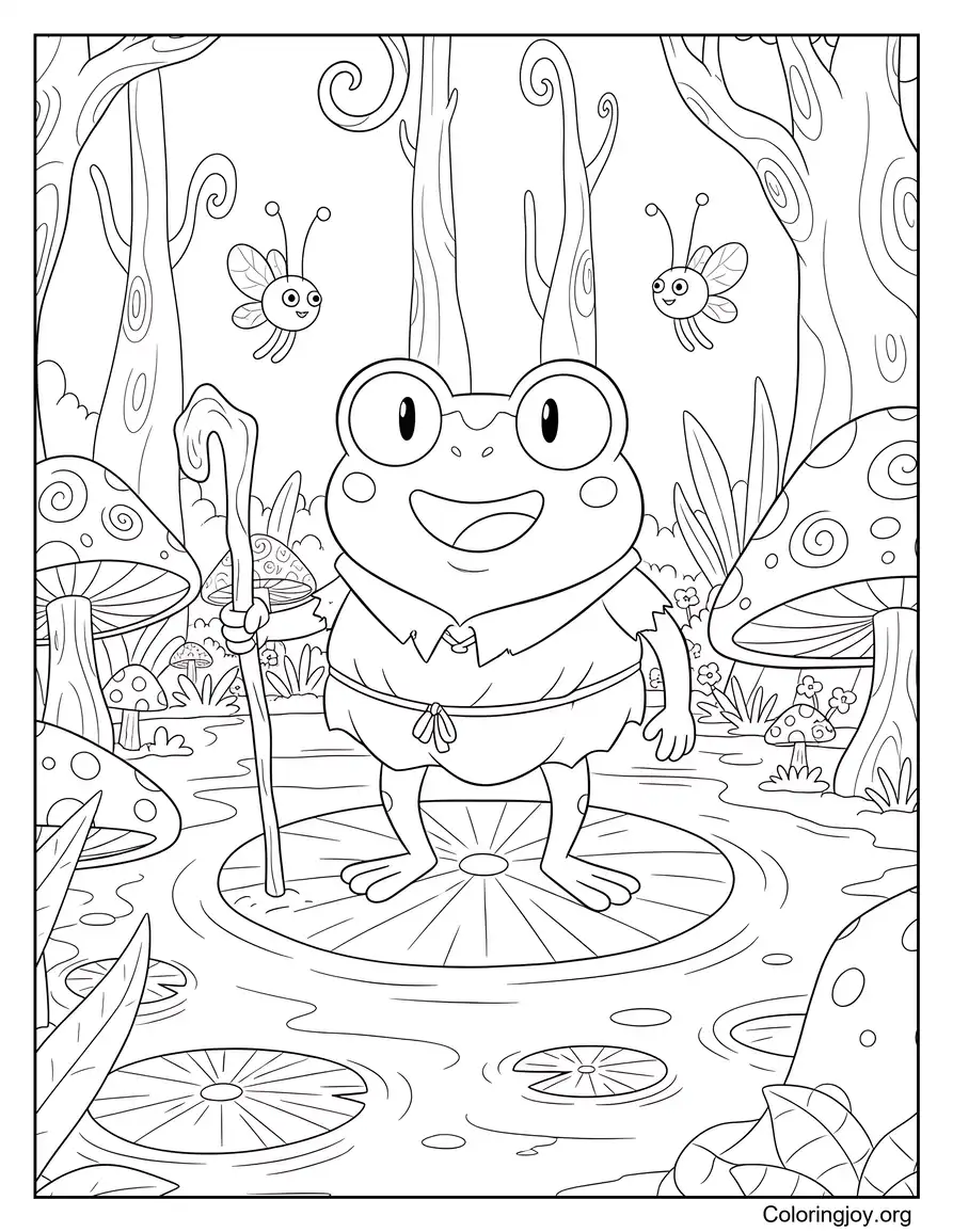 Amphibia Swamp Scene