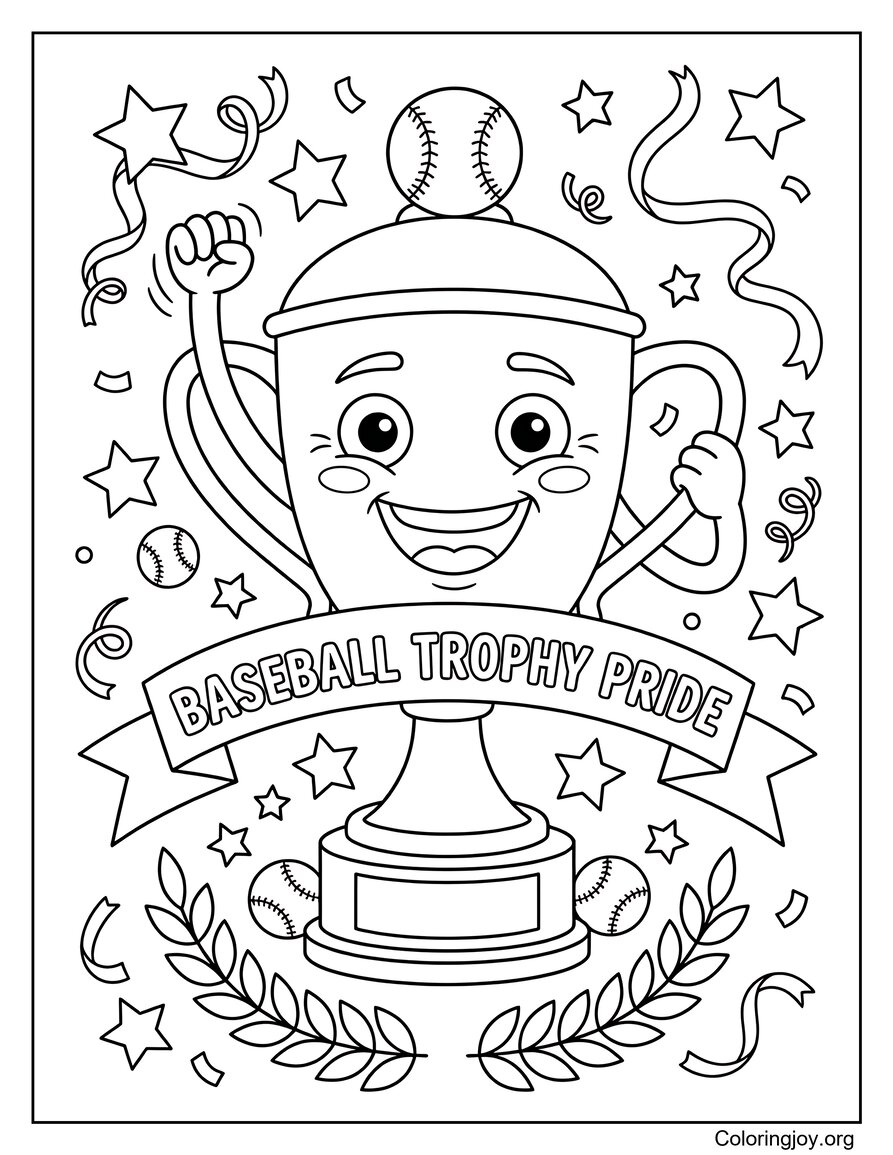 Baseball-Trophäe-Stolz