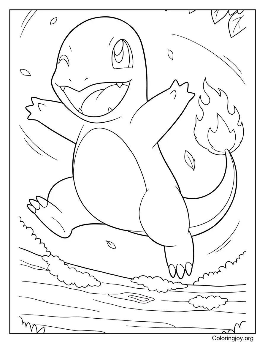 Charmander Pokemon Coloring Pages (16 Free Printable PDFs)