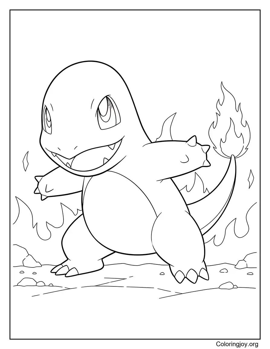 Charmander in Battle
