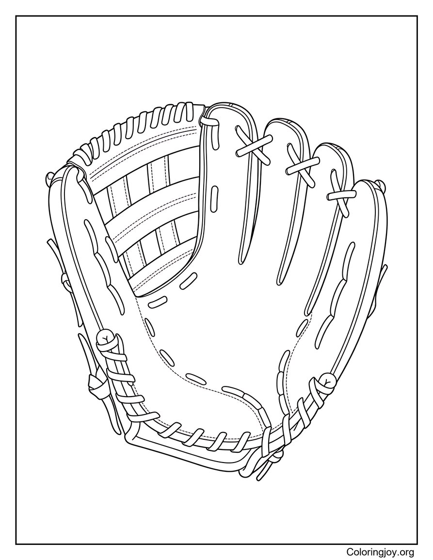 Klassischer Baseballhandschuh