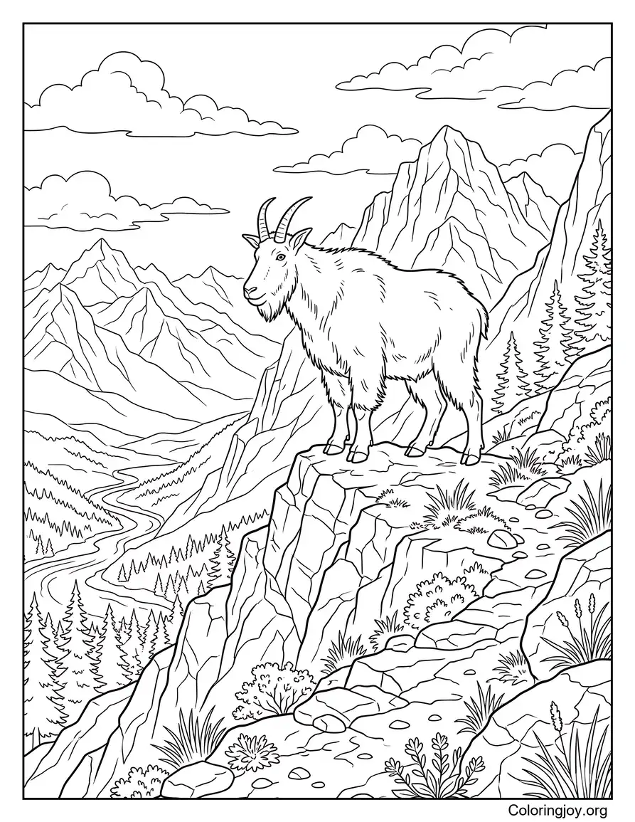 Página de naturaleza de la cabra montesa