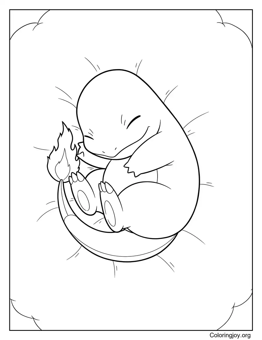 Durmiendo Charmander