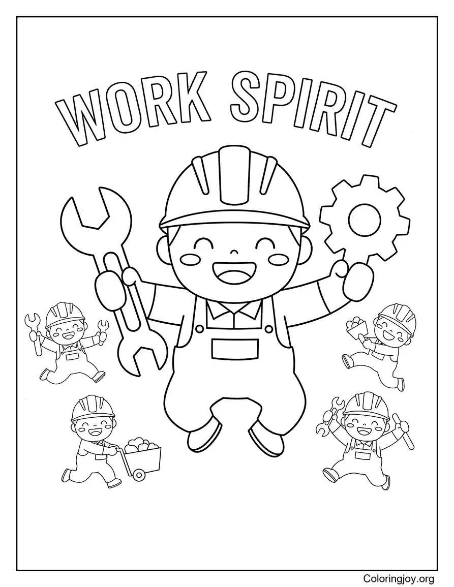 Fuerte espíritu de trabajo