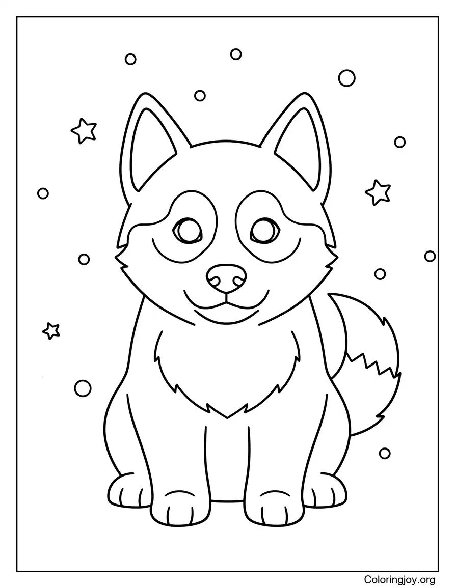 Husky ideas de cachorros para uso creativo en ilustraciones