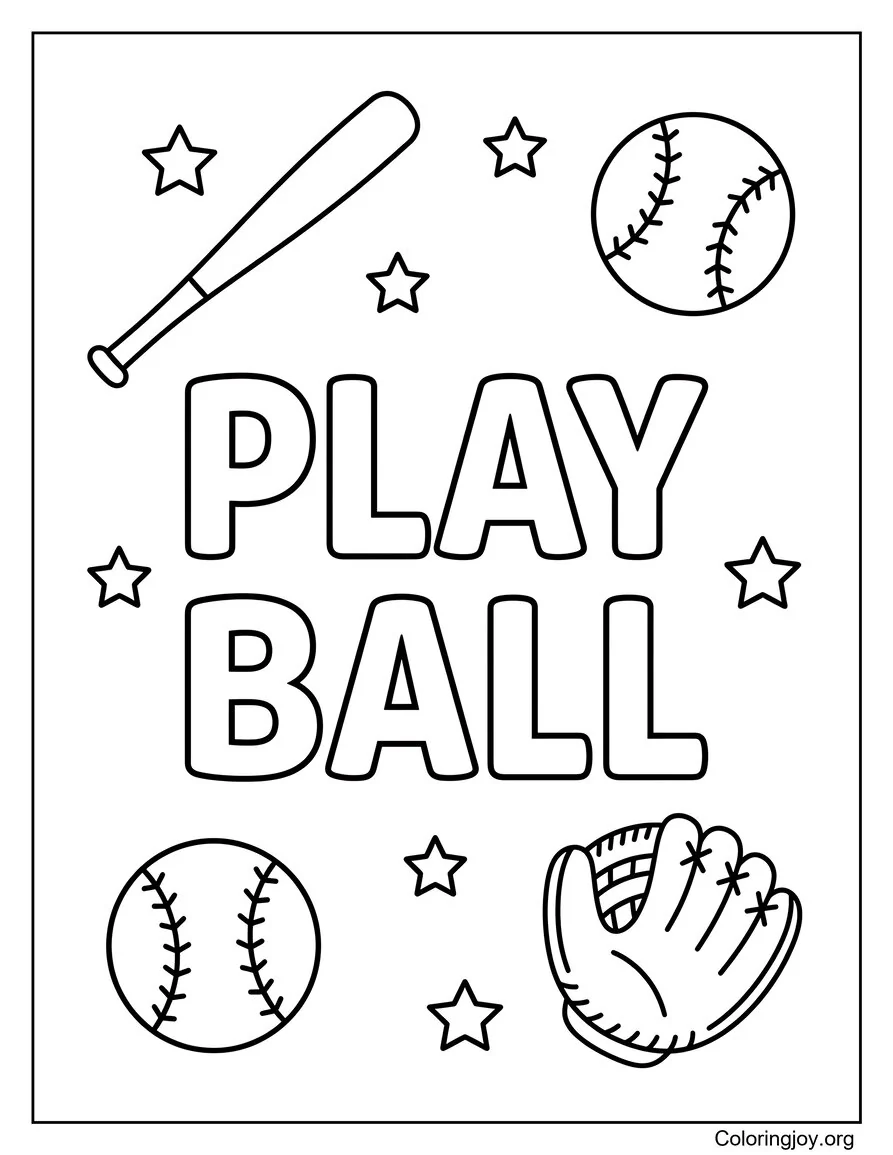 Letras de juego de pelota