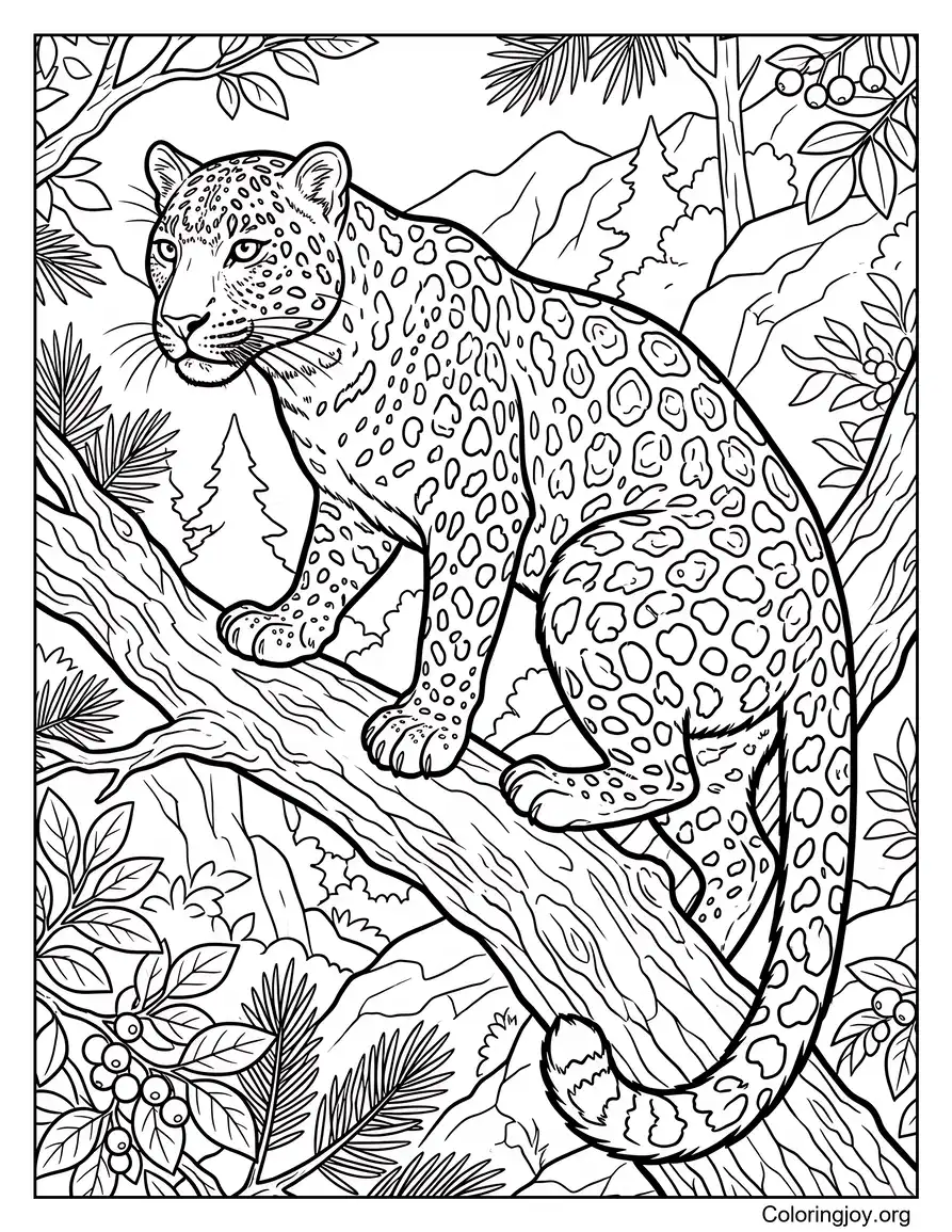 Leopardo de Amur Raro