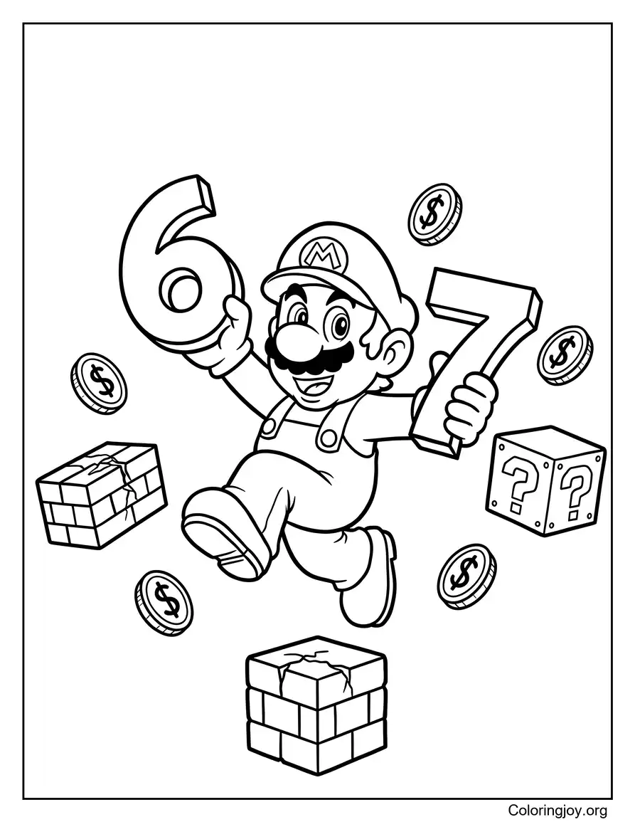 Página divertida de Mario Holding 67
