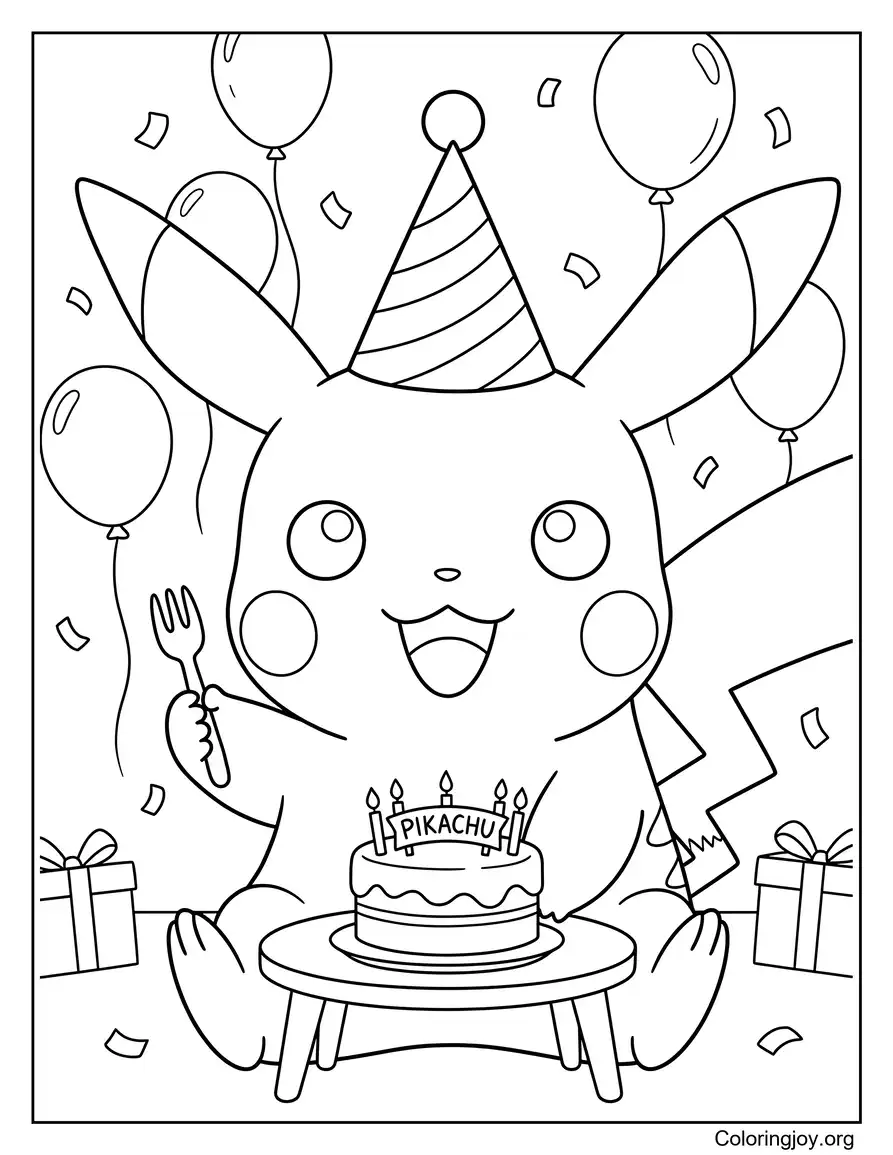 Pikachu Fiesta de cumpleaños