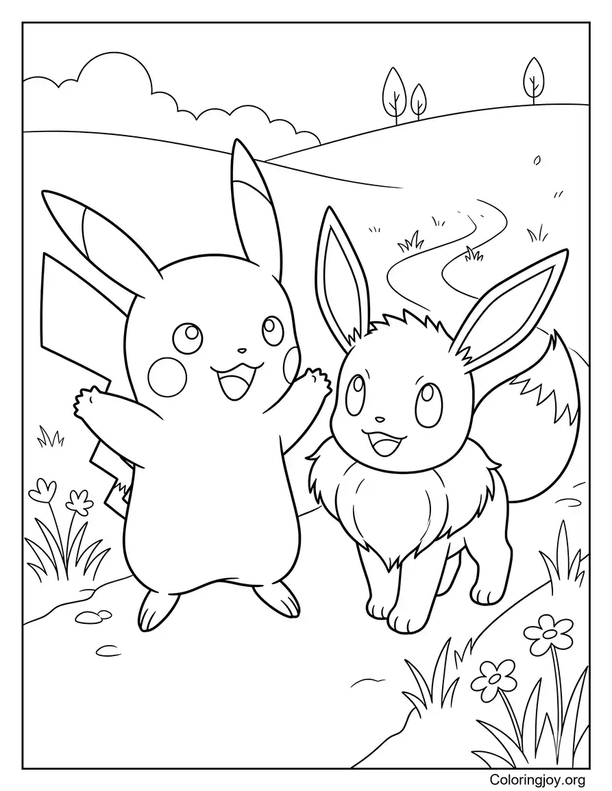 Pikachu Y la aventura de Eevee