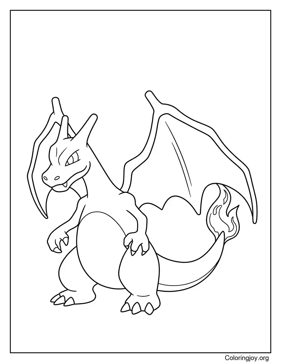 Pokémon simple Charizard