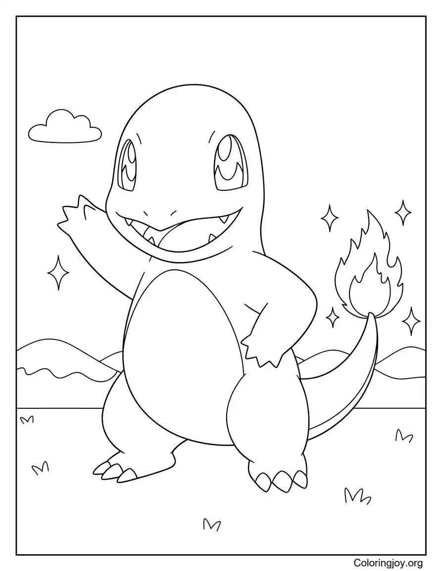 Respiración de fuego Charmander