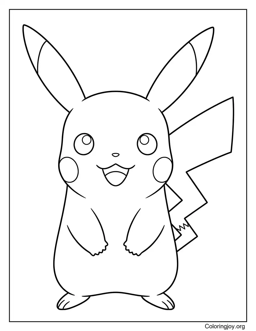 Sencillo Pikachu