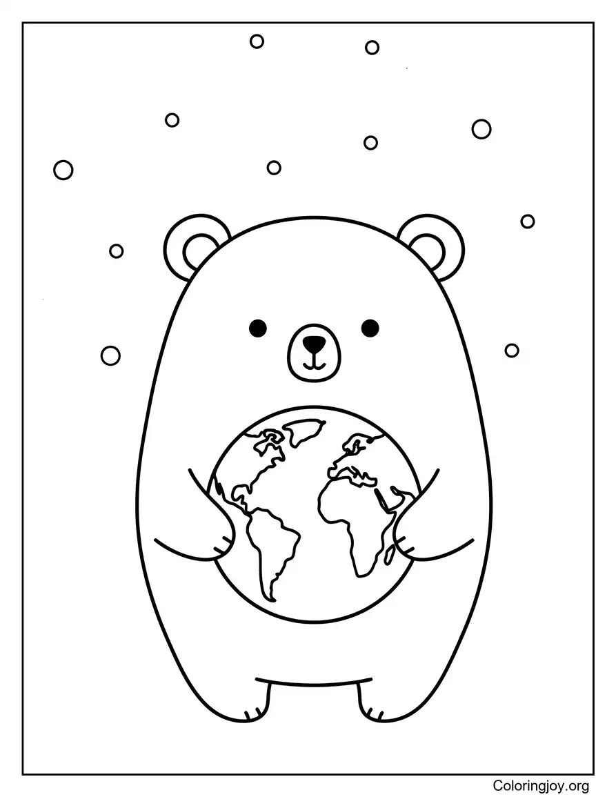 Forest Animals Celebrating Earth Day