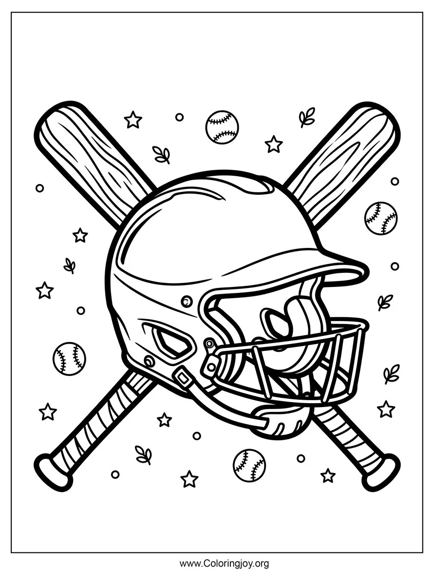 Helmet And Bat Combo