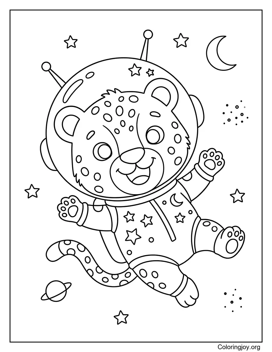 Leopard In Space