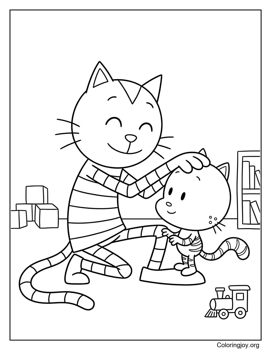 Petey The Cat And Lil Petey Father Son Moment