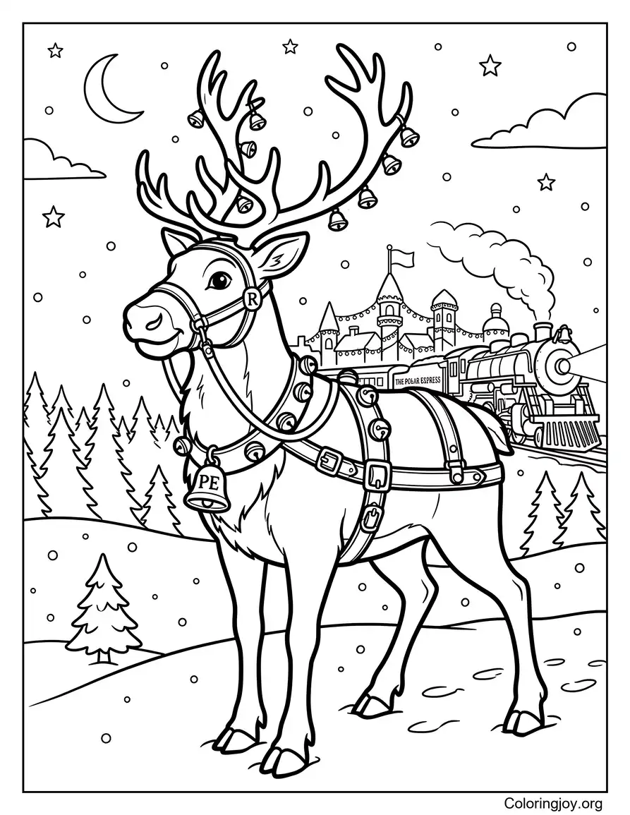 Reindeer Ready For Flight