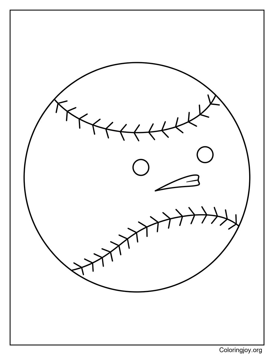 Einfacher Baseballball