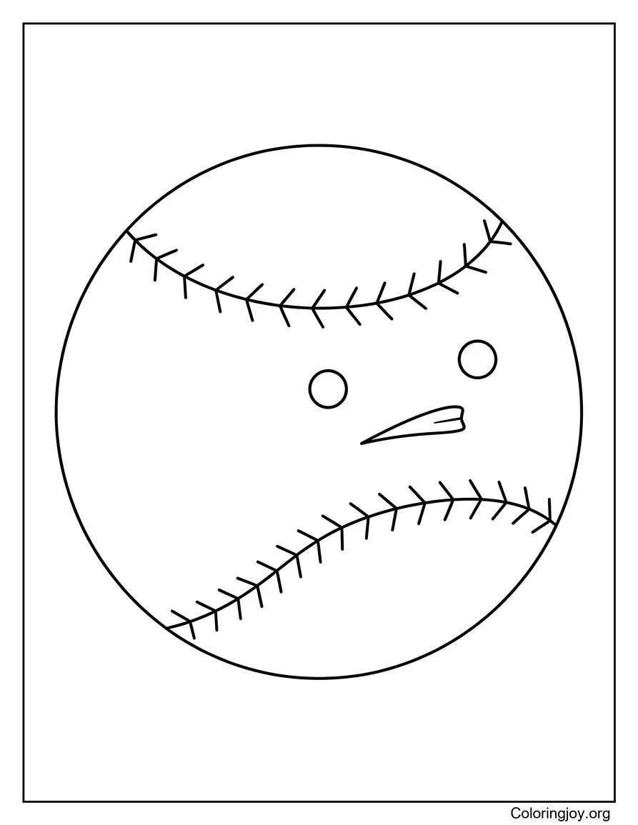 Simple Baseball Ball