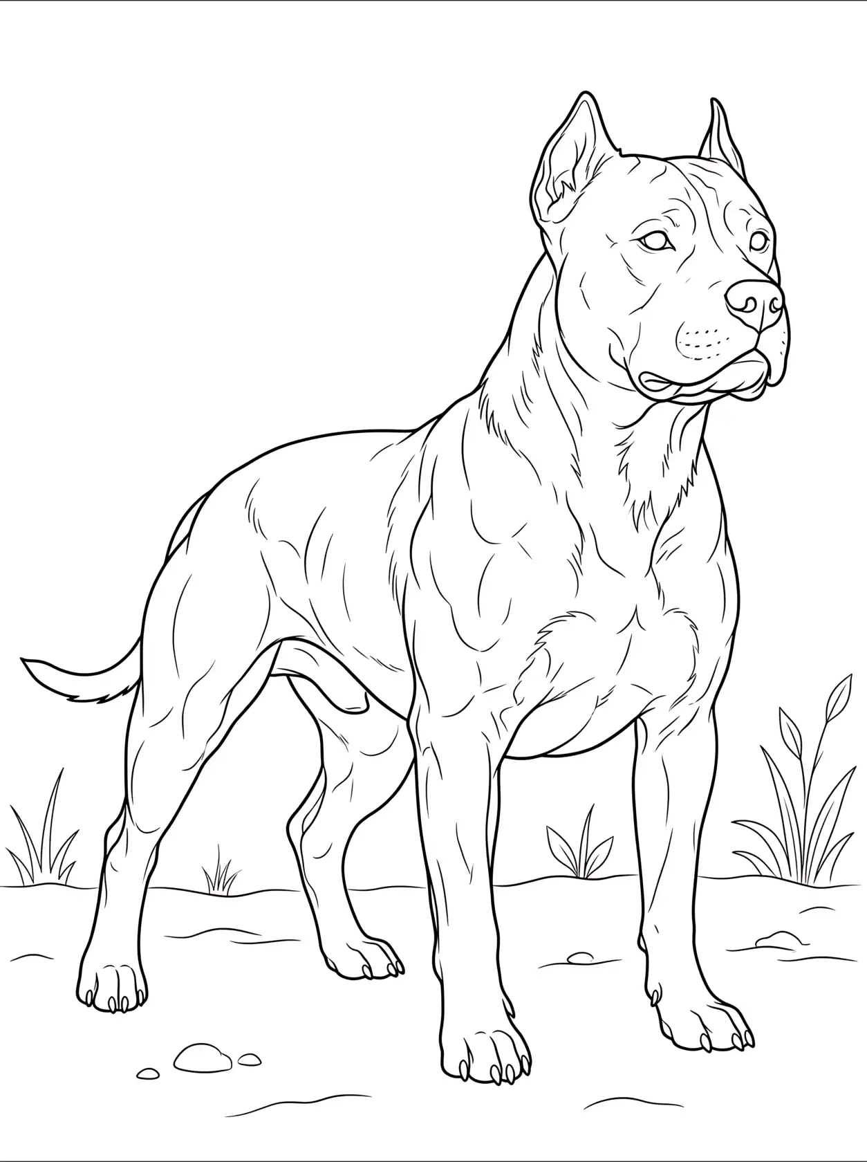 Strong Pitbull Muscles