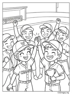 Winning Team Celebration