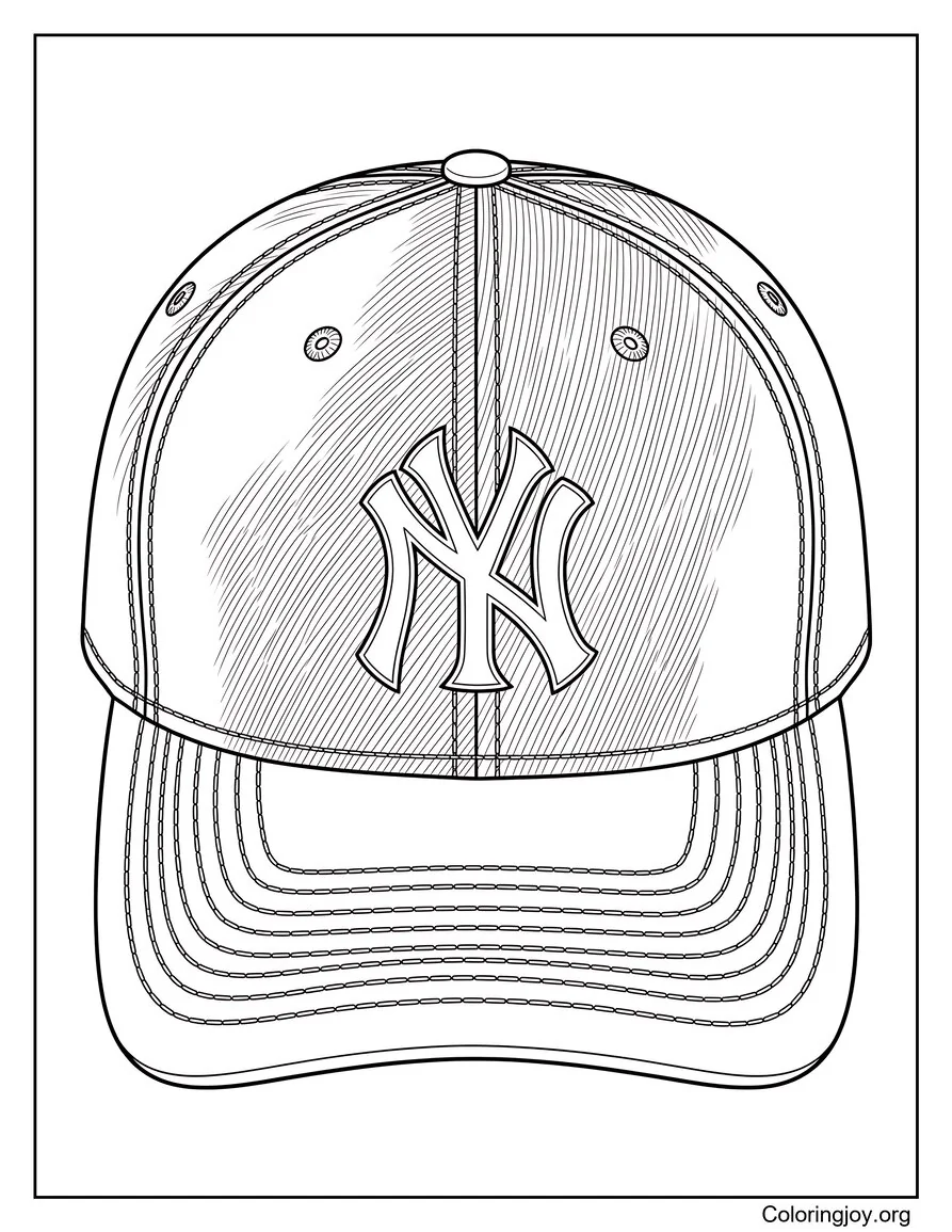 Yankees Hat Close Up