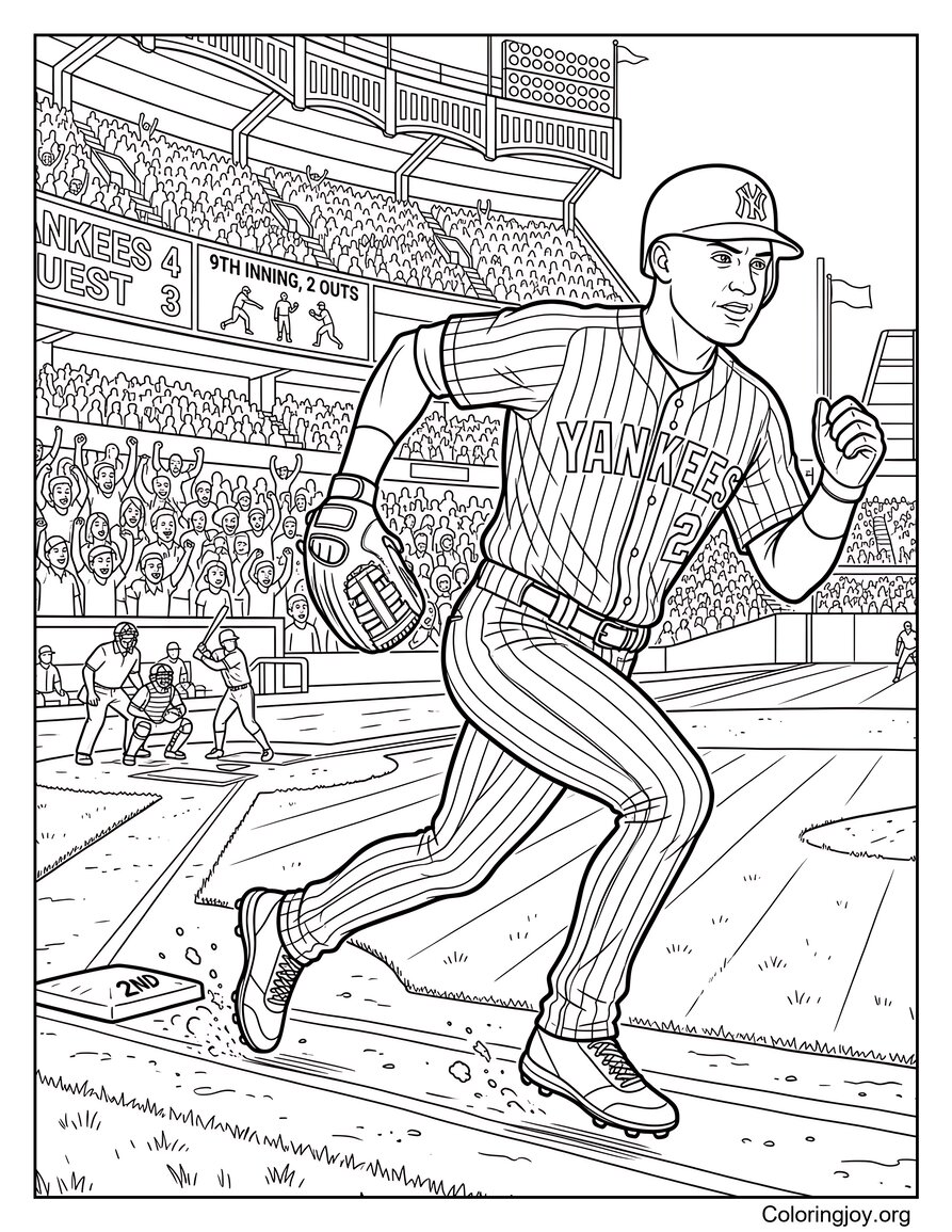 Yankees Spieler-Laufbasen