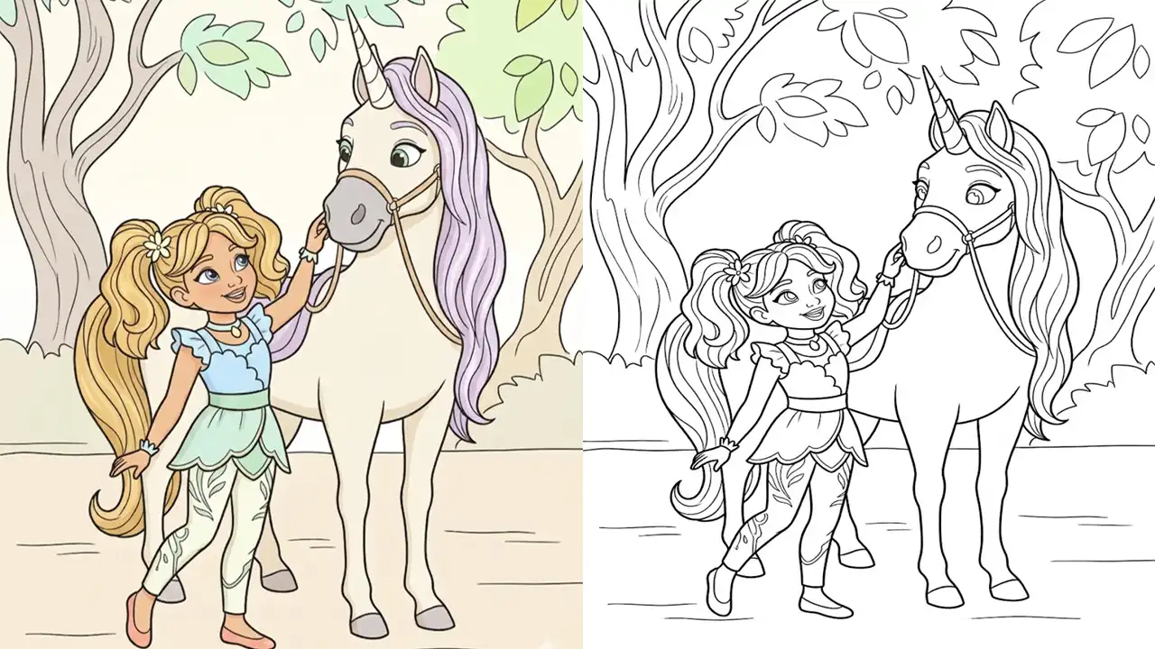33 pagine da colorare gratuite dell'Accademia degli unicorni