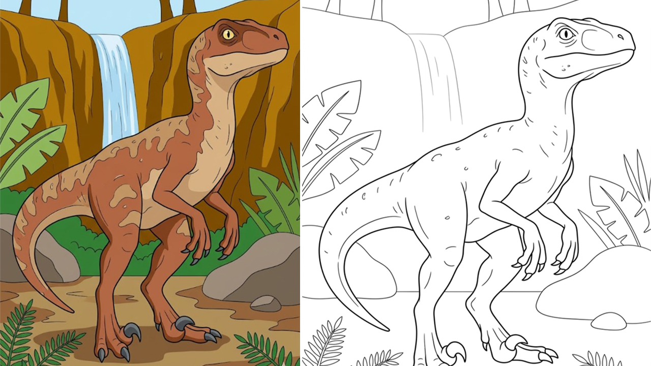 Velociraptor Coloring Pages: 30+ Free Printable Sheets for Kids & Adults