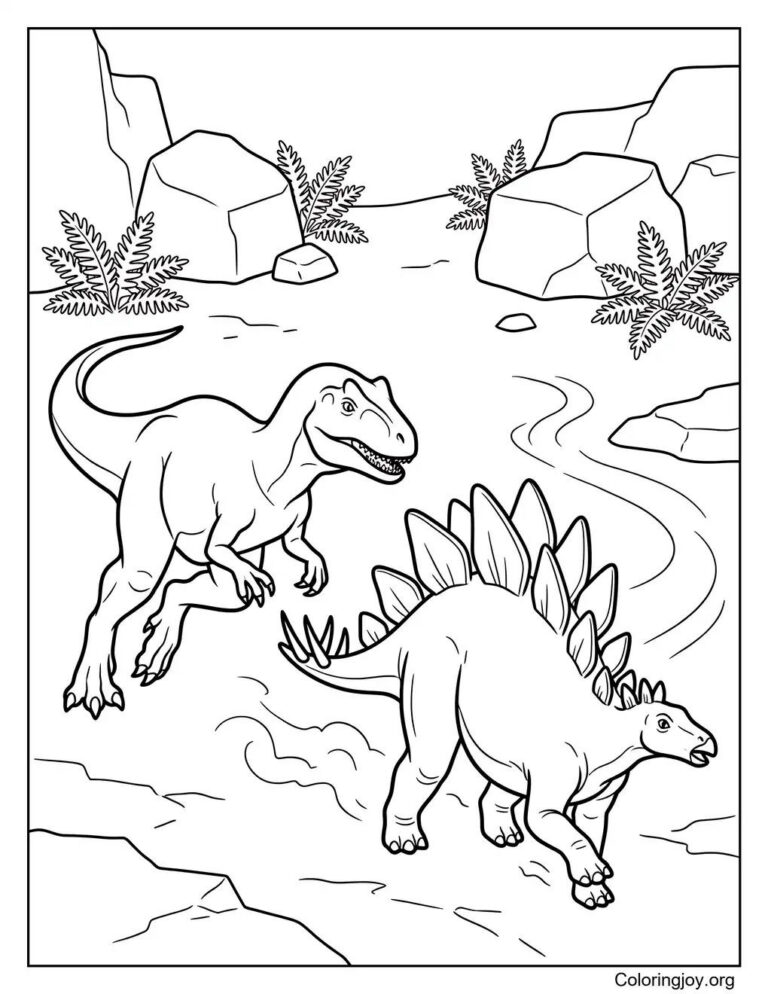 Stegosaurus Coloring Pages: 32+ Free Printable Sheets for Kids & Adults