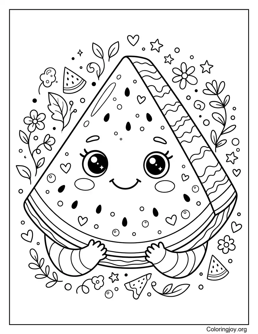 Baby-Wassermelonenscheibe