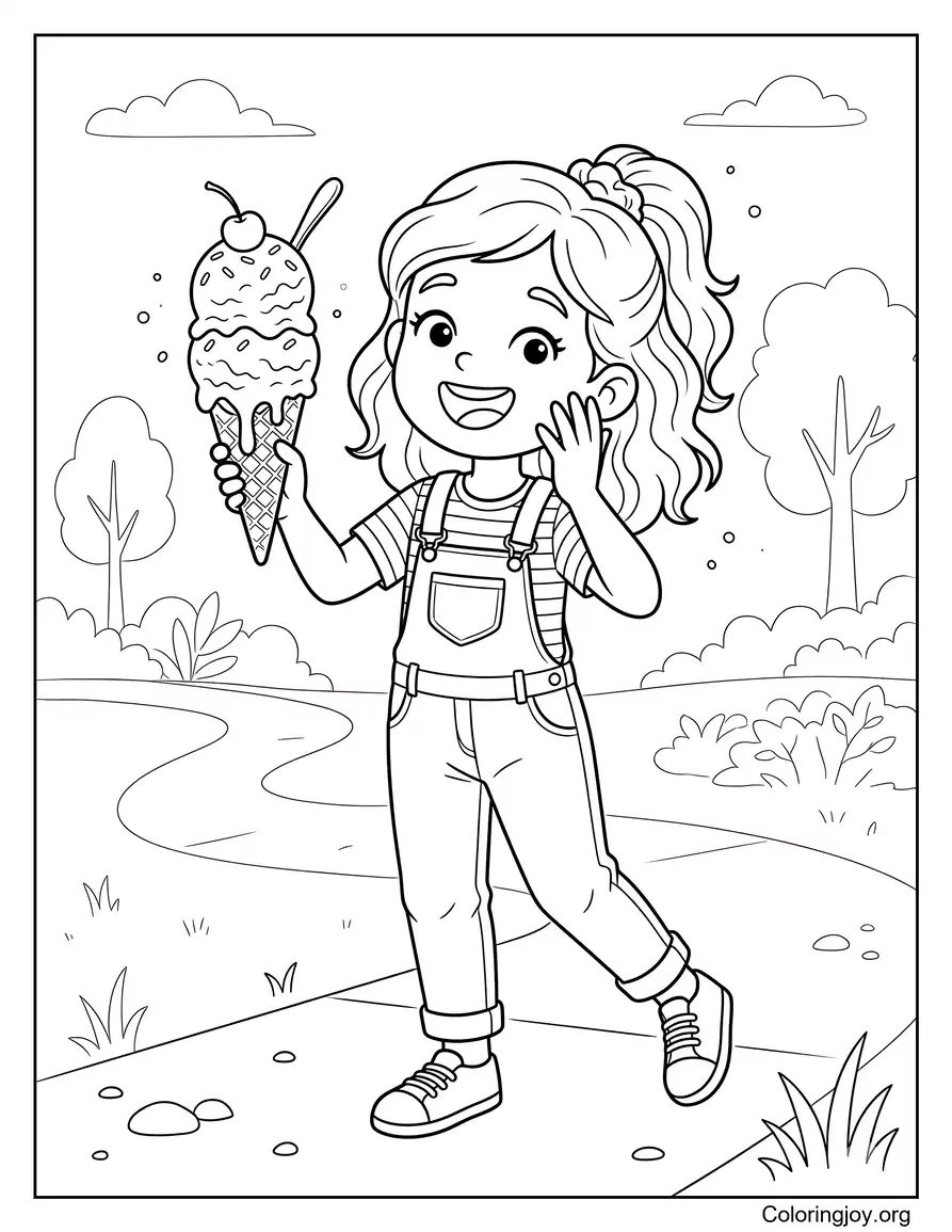 Relaxing Cool Ice Cream Summer Days