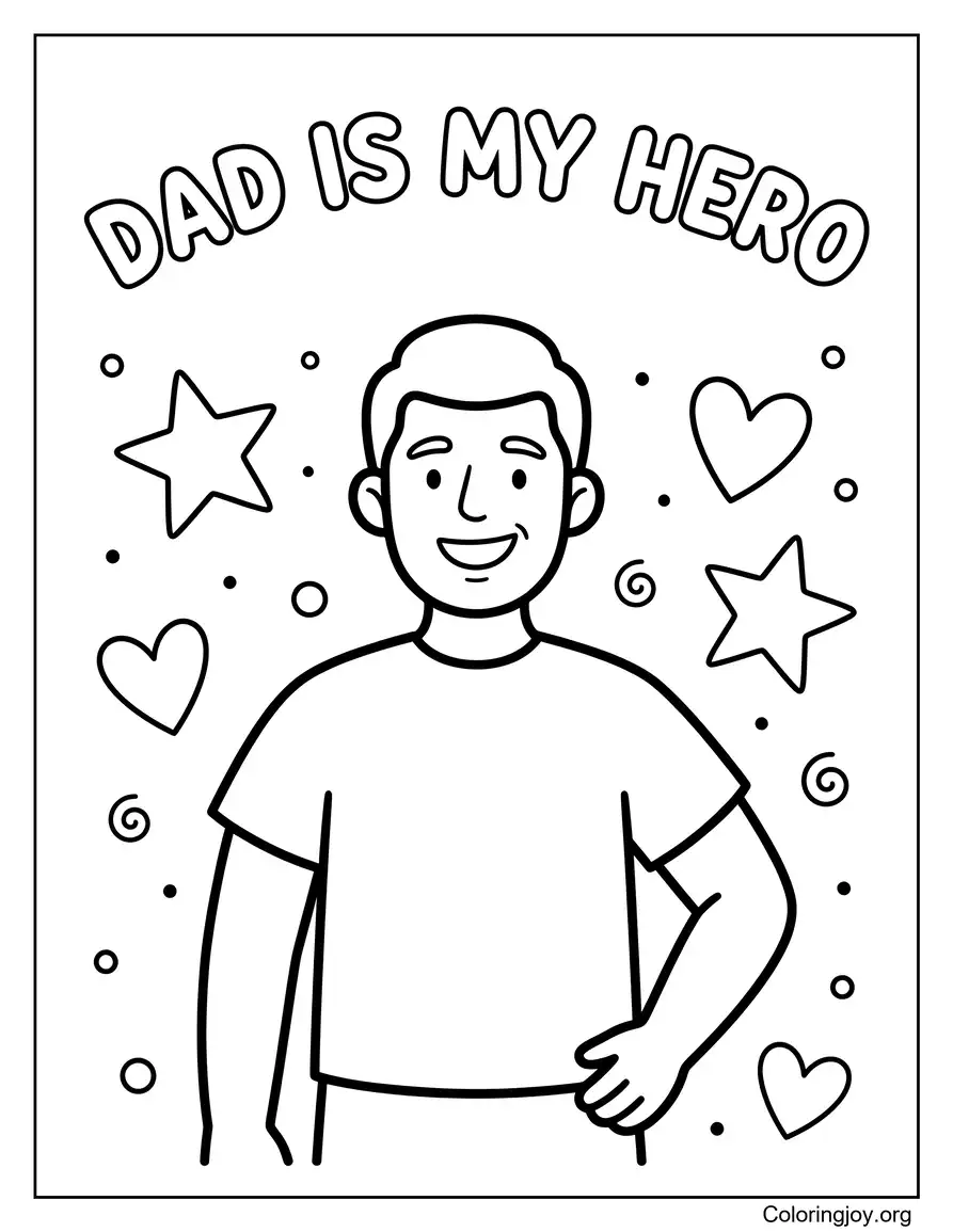 Papa is mijn held
