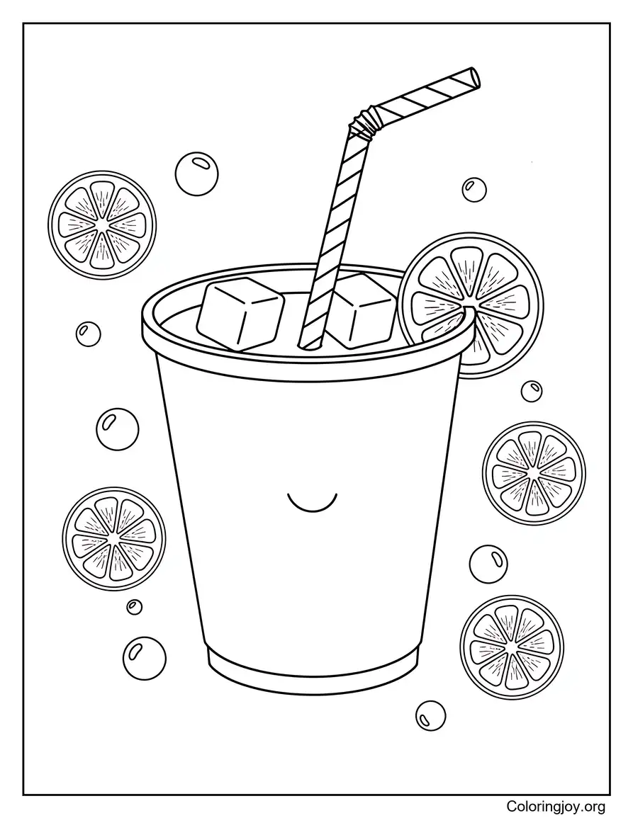 Smiling Lemonade Cup