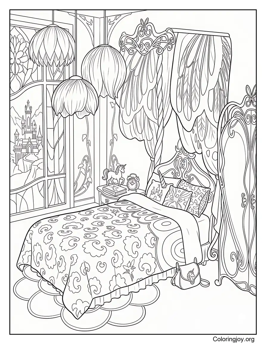 Unicorn Academy Dorm Rooms