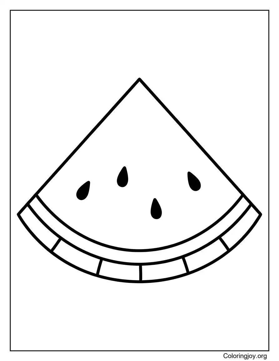 Tiny Watermelon Wedge