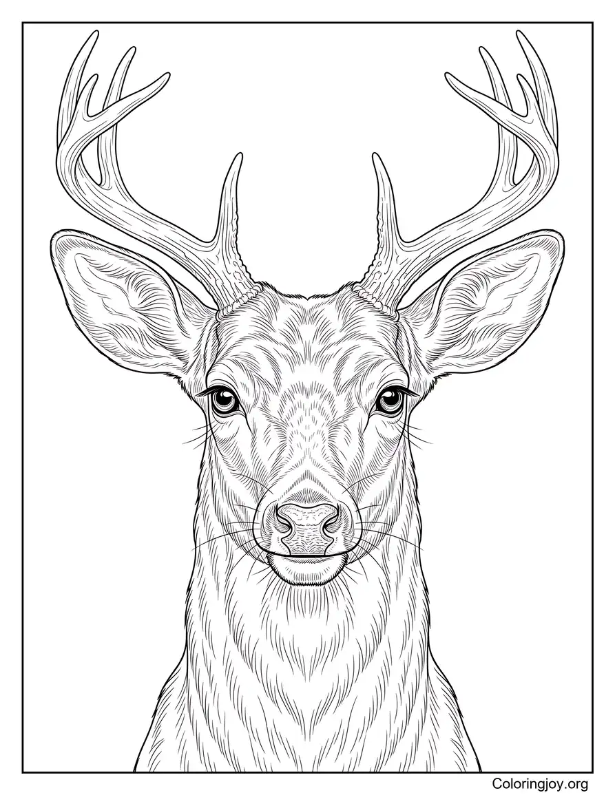 Realistic Deer Portrait