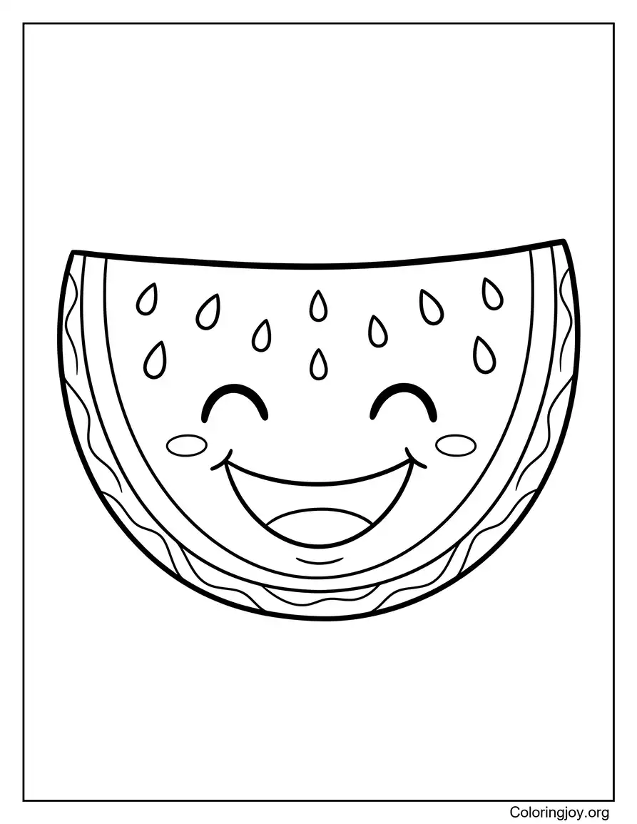 Watermelon With Big Smile