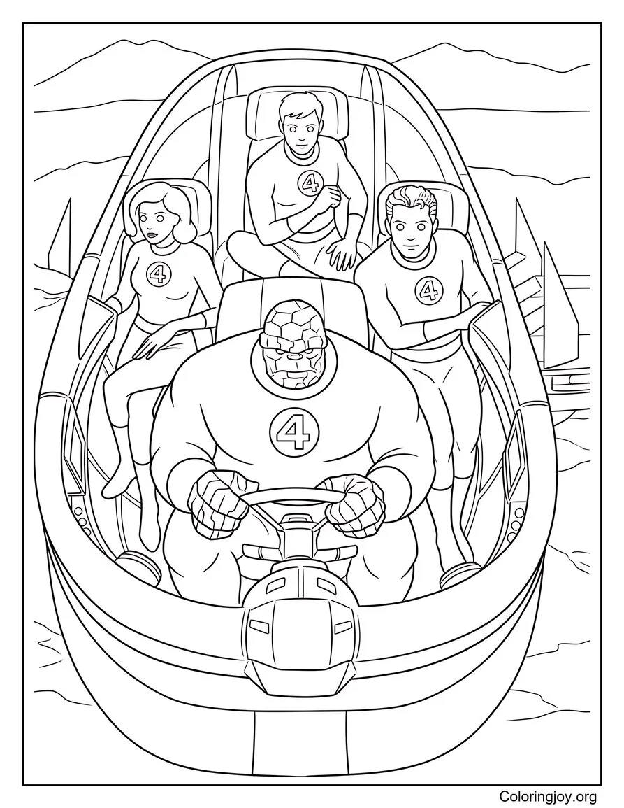 Fantastic Four In Space Adventure