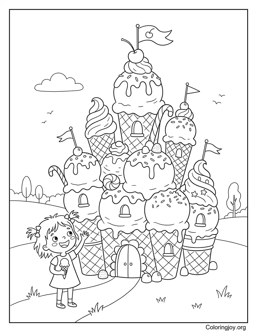 Rainbow Popsicle With Star Decorations