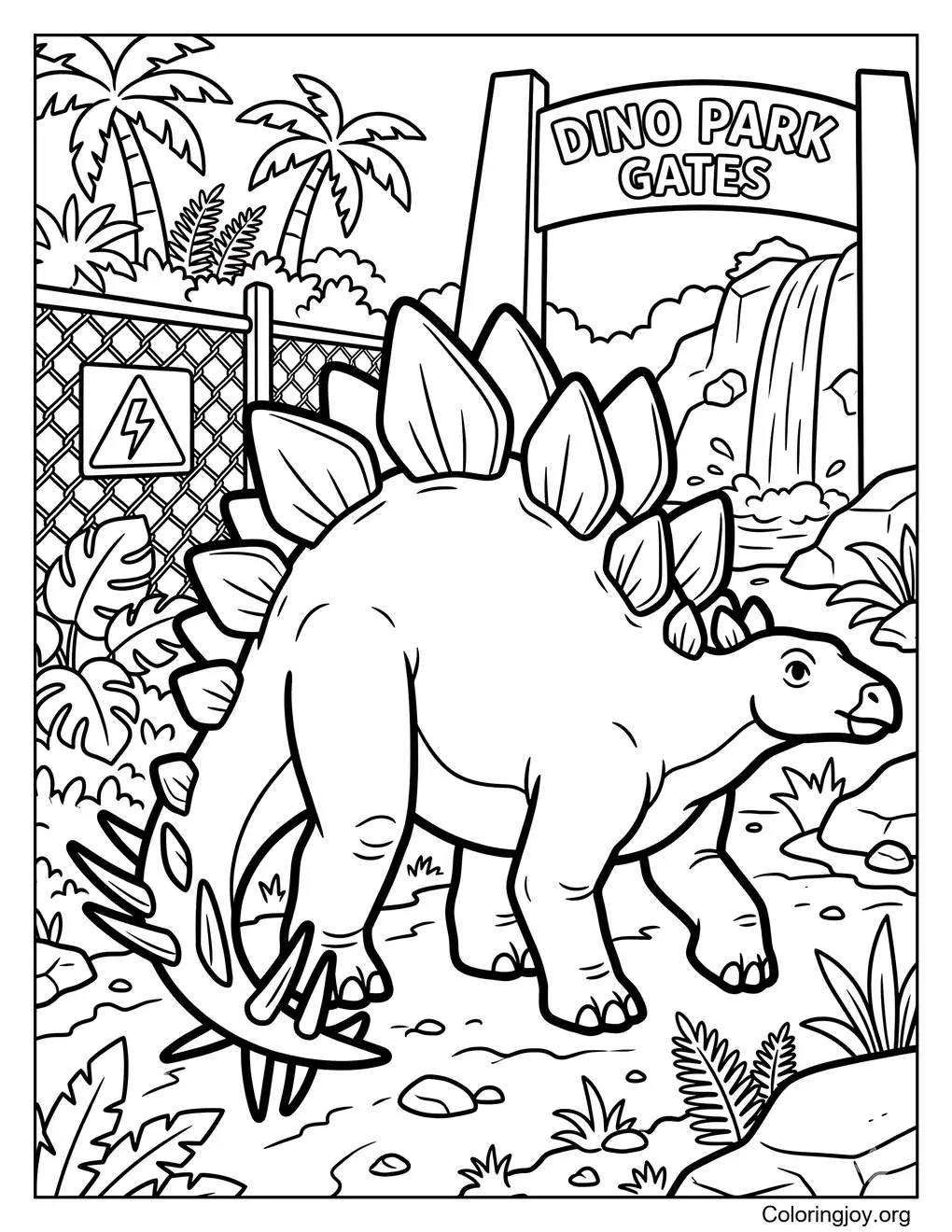 Jurassic Stegosaurus Adventure