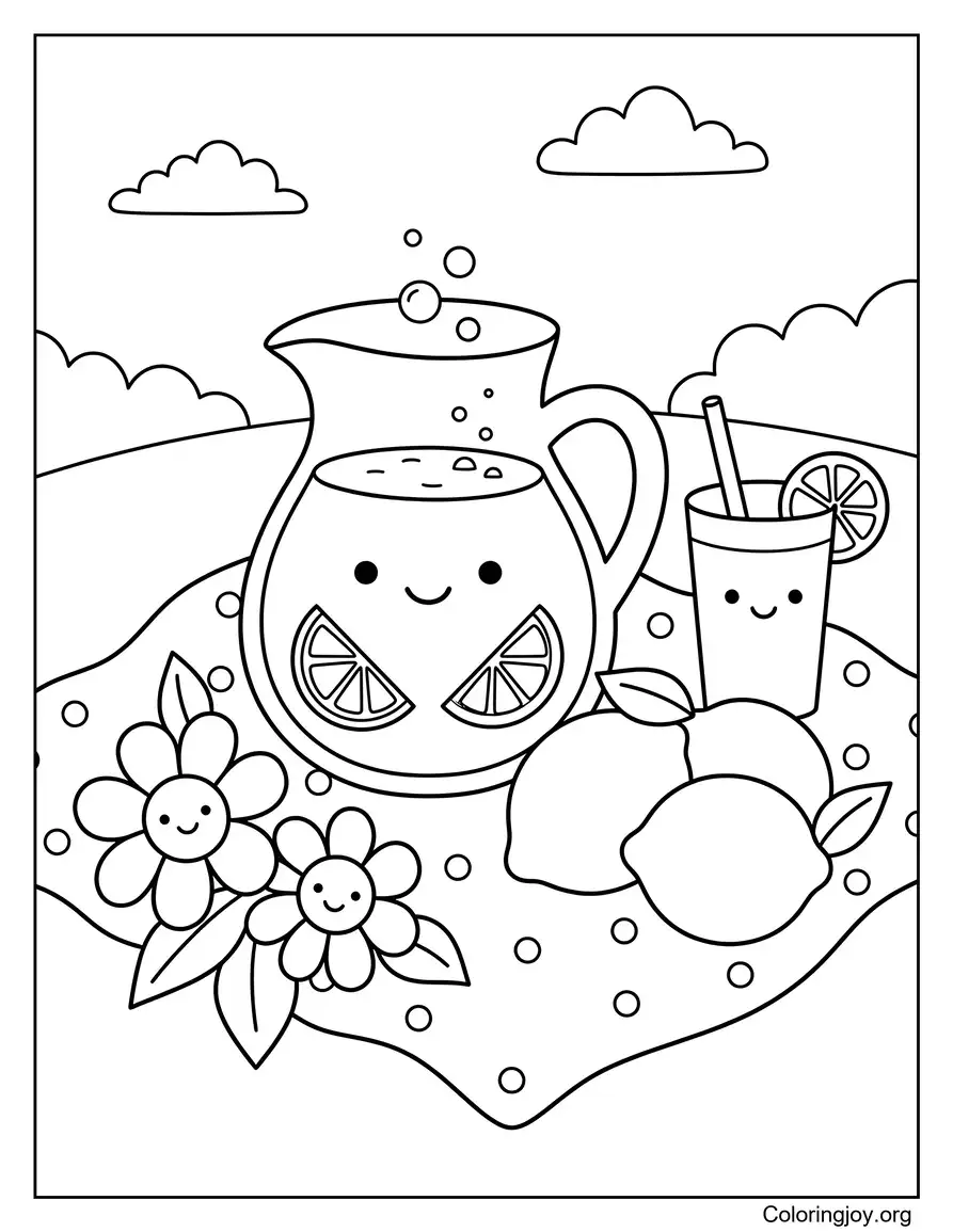 Cozy Lemonade Picnic