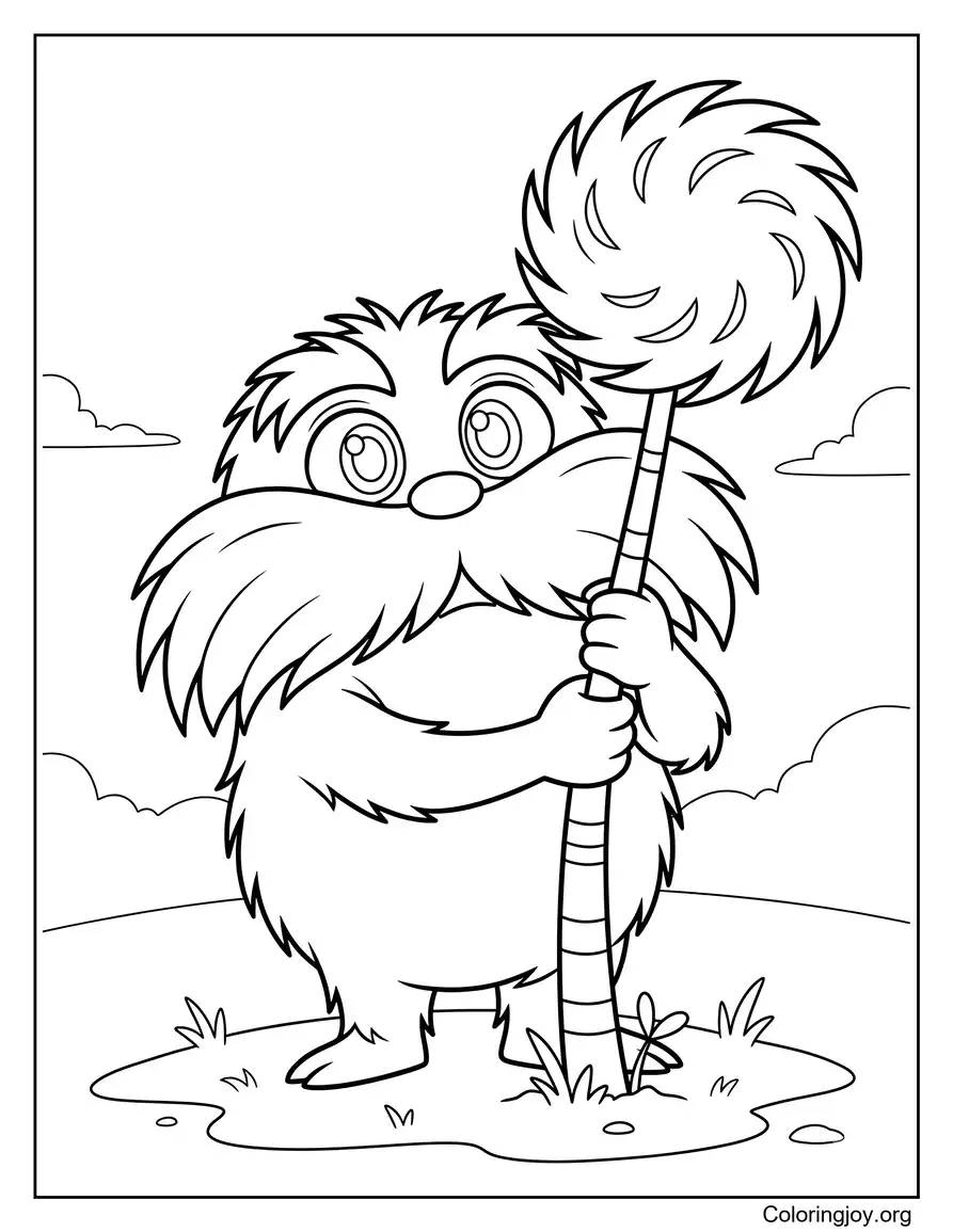 Lorax Protecting The Last Truffula Tree