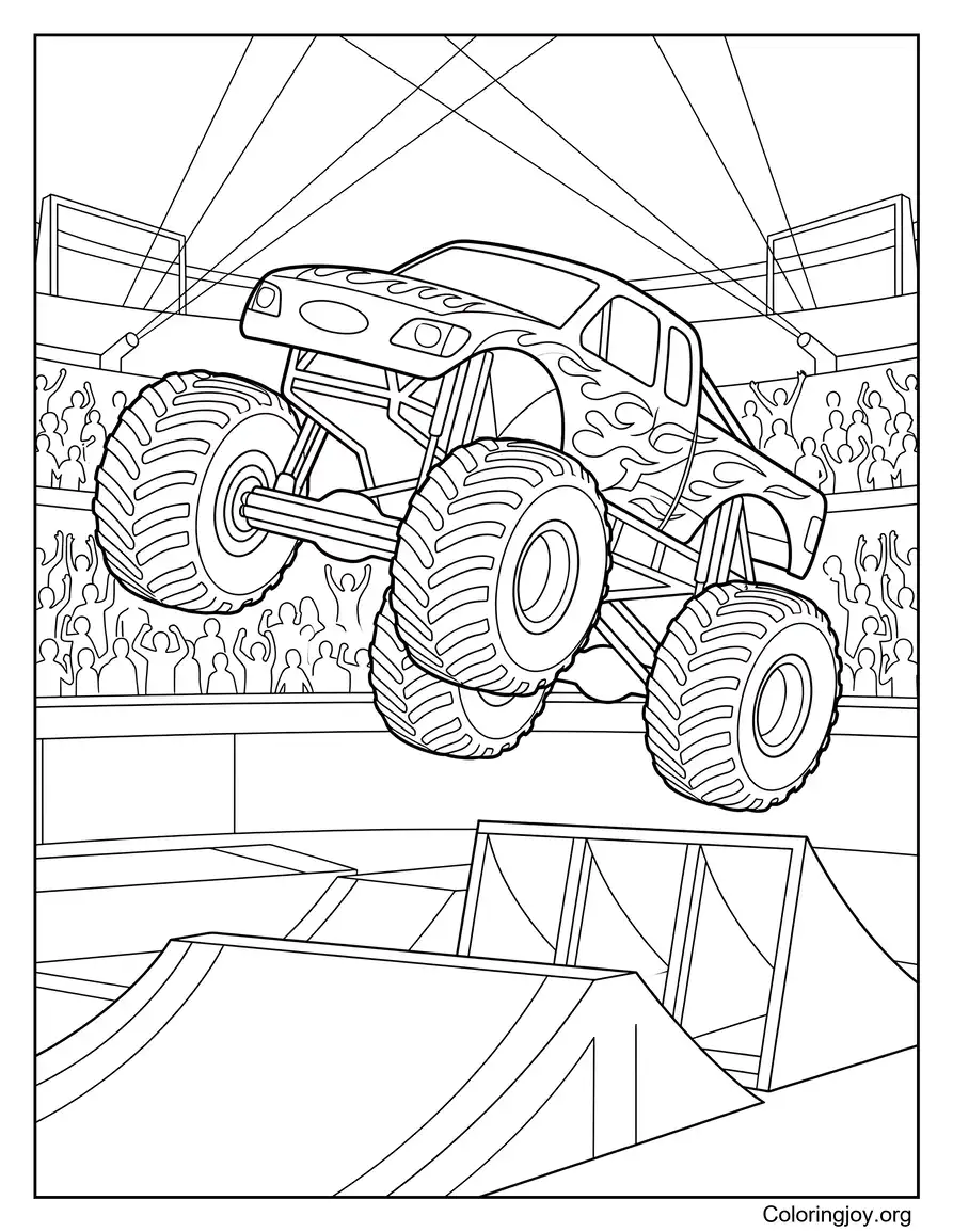 Monster Truck Freestyle Championship afbeelding in kleur