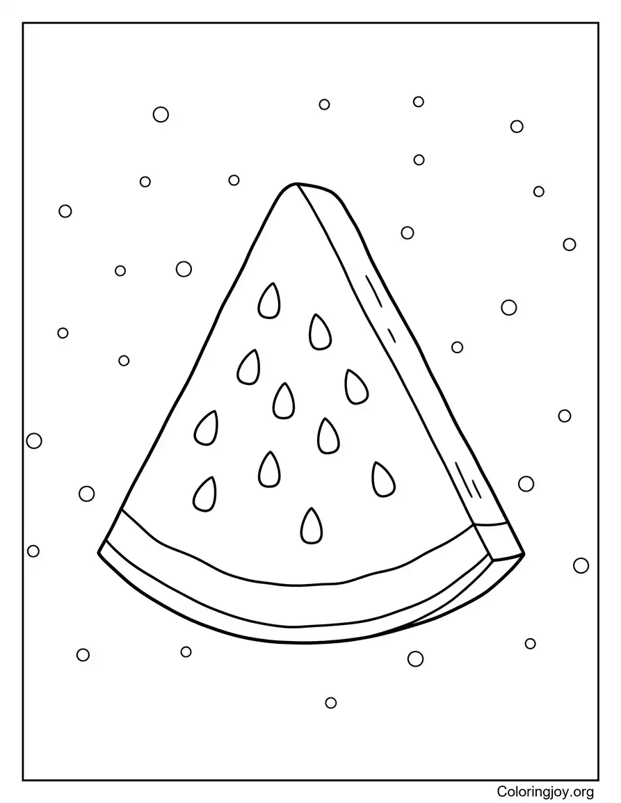Picknick-Wassermelonenscheibe