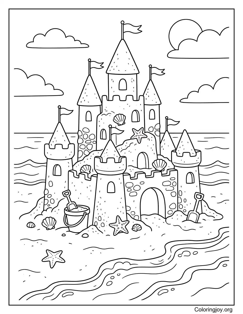 Sandcastle By The Beach Kids