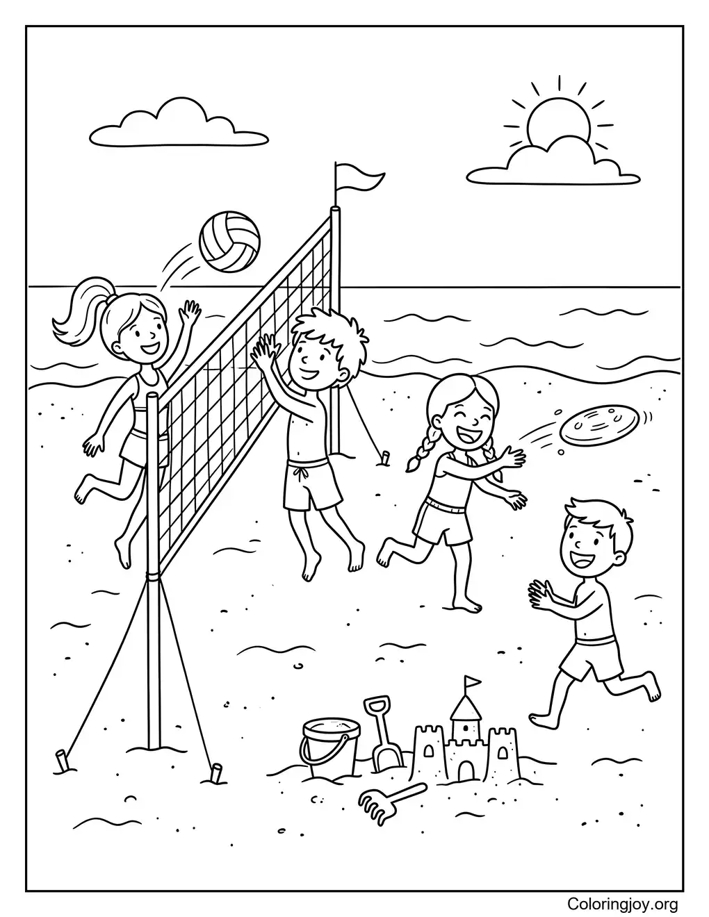 Sandy Beach Games Kinderaktivität