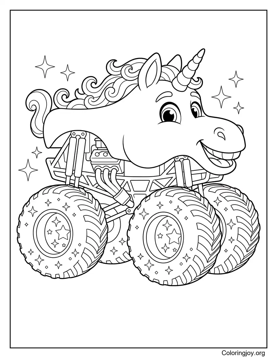 Sparkle Smash Monster Truck kleuroverzicht