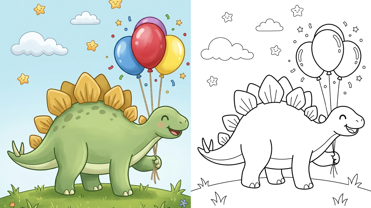 Stegosaurus Coloring Pages: 32+ Free Printable Sheets for Kids & Adults